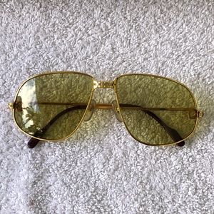 Cartier Sunglasses from 1980s Gold